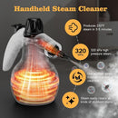 Steam Cleaner, Handheld Steam Cleaner, Steam Cleaner for Home with 16 Accessories and Automatic Steam Switch, Steamer for Cleaning Home, Living Room, Kitchen, Bathroom, Car (White) by TinyTreasures Baby Boutique