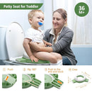 MCGMITT Portable Potty for Kids Travel - Foldable Training Toilet Chair for Toddler Girls with Storage Bags, Potty Training Toilet for Outdoor and Indoor Easy to Clean(Green) by TinyTreasures Baby Boutique