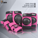 JBM Adult & Kids Knee Pads Elbow Pads and Wrist Guards for Inline Skating, Roller Skating, Skateboarding, Scootering by TinyTreasures Baby Boutique