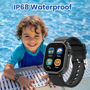 Waterproof Smart Watch for Kids Boys Ages 5-12 with 39 Games, HD Camera, Video, Music, Habit Tracking, Alarm, Pedometer, Kids Smart Watch Chrismars Birthday Gift for Boys Age 5 6 7 8(Black) by TinyTreasures Baby Boutique