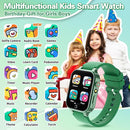 Vakzovy Kids Smart Watch for Boys with 26 Games, HD Touchscreen Camera Music Player Flashlight Pedometer Audiobook, Birthday Gifts Toy for Girls Age 6-12 Kids Smartwatch with Screen Protector Green by TinyTreasures Baby Boutique