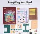 Rolife DIY Miniature House Kit Alice's Tea Store, Tiny House Kit for Adults to Build, Mini House Making Kit with Furniture, Halloween/Christmas Decorations/Gifts for Family Friends (Alice's Tea Store) by TinyTreasures Baby Boutique