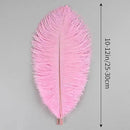 THARAHT Pink Ostrich Feathers 24pcs Natural Bulk 10-12Inch 25cm-30cm for Crafts Wedding Party Centerpieces Easter Gatsbi and Home Decoration Feathers by CozyNest Decor