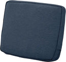 Classic Accessories Montlake Water-Resistant 23 x 20 x 4 Inch Patio Lounge Back Cushion, Heather Indigo Blue, Outdoor Loveseat Cushions by GreenHaven Gardens