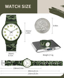 Kids Analog Watch Boys Girls, 30M Waterproof, Sports Watch for Boys, Easy to Read Children's Thin Dial Wrist Watches with Soft Band, for Ages 5-15 Kids Great Birthday Gifts Christmas Day by TinyTreasures Baby Boutique