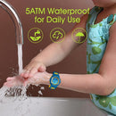 Kids Watch,Boys Watch for 3-15 Year Old Boys,Digital Sport Outdoor Multifunctional Chronograph LED 50 M Waterproof Alarm Calendar Analog Watch for Children with Silicone Band,Kids Gift by TinyTreasures Baby Boutique