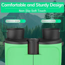 Compact Binoculars for Adults High Powered - OPAITA 20x32 Small Binoculars for Adults Kids with Low Light Vision for Hunting Cruise Ship Travel Concert Hiking Light Green by TinyTreasures Baby Boutique