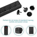 52 Pack Black Safety Outlet Covers Baby Proofing, Electrical Socket Outlet Plugs 3-Prong Child Proof for Kids House by TinyTreasures Baby Boutique
