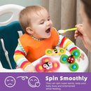 LiKee Strong Suction Cup Fidget Rotating Sensory Bath Toys for Baby 12 18 Months Airplane Car Travel Table & Window Toys for 1 2 Years Old Toddler Boys and Girls (Insect-1) by TinyTreasures Baby Boutique