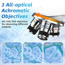 40X-2000X Monocular Microscope for Adults & Kids - Wozel Compound Microscopes for Kids with Dual LED Lights - Professional Biological Microscope with Phone Adapter Slide Set for School Home Education by TinyTreasures Baby Boutique