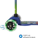 PJ Mask Self Balancing Kick Scooter with Light Up Wheels, Extra Wide Deck, 3 Wheel Platform, Foot Activated Brake, 75 lbs Limit, Kids & Toddlers Girls or Boys, for Ages 3 and Up by TinyTreasures Baby Boutique