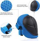 DaCool Kids Bike Helmet Set Skateboard Knee Pads - Kids Helmet Elbow Pads Wrist Guards Adjustable for 3~10yrs Girl Boy Kids Protective Gear Set for Sport Cycling Bike Roller Skating Scooter by TinyTreasures Baby Boutique