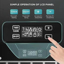 EUHOMY 15" W Commercial Under Counter Ice Maker Machine, 90 Lb/Day Auto-Cleaning & 24H Timer, Gravity Drainage,Stainless Steel Built-in Freestanding Ice Maker, 24 Lb Bin, Ideal for Commercial & Home by CozyNest Decor