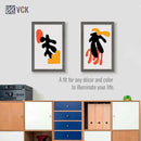 VCK 14x22 Picture Frame Set of 3, Gray Solid Wood Poster Picture Frame, Exclusive Wood Grain, Wall Mounting Hanging by CozyNest Decor