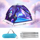 Space World Kids Play TentSpaceship Tent for Kids, Foldable Pop Up Indoor Outdoor Party Spaceship Playhouse Tent Toy for Boys Girls-47 * 47 * 41 (Dark Purple) by TinyTreasures Baby Boutique