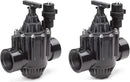 Rain Bird 100PGA 1" Inlet Inline Plastic Commercial Irrigation Valve (2 Pack) by GreenHaven Gardens