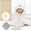 MoreFeel Collapsible Baby Bathtub for Newborn with Thermometer & 1 Hooded Towel & 1 Soft Floating Cushion,Portable Travel Bathtub with Drain Hole, Durable Foldable Baby Tubs for Infants to Toddler by TinyTreasures Baby Boutique
