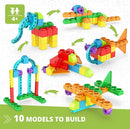 Engino STEAM Maker Junior- 10 Model Set, Stackable Building Blocks for Kids 4+, STEM Building Toys, Engineering Kit for Young Inventors, Educational Toys, Gift for Boys & Girls by TinyTreasures Baby Boutique