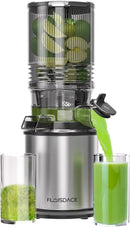 Cold Press Juicer – 6.5" Extra Large Feed Chute Fit Hands-Free Electric Masticating Juicer Machine, 350W Slow Masticating Juicer Machine for Whole Fruit and Vegetables – Easy Cleanup & Assembly by CozyNest Decor