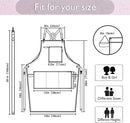 Kids Art Aprons for Painting, Gardening, Cooking, Multiple Pockets, Kids Smock for Boys & Girls, Waterproof (Age6-12) by TinyTreasures Baby Boutique