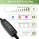 Shyineyou Grow Lights for Indoor Plants Full Spectrum, 80 LEDs Plant Light for Indoor Plants with 3/9/12H Timer, 4 Heads Clip On Plant Grow Light with 3 Modes, 20%-100% by GreenHaven Gardens