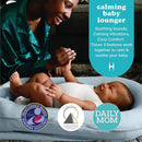 MyBaby 3-in-1 Calming Baby Cushion, Soothing Comfort for Newborns & Infants, Snuggling Sensation, Sound and Vibration, Designed for Safety, Rechargeable & Machine-Washable, by Homedics, Blue by TinyTreasures Baby Boutique