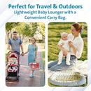Baby Lounger – Portable Baby Lounger Pillow & Adjustable Baby Nest for 0-24 Months, Soft Infant Floor Seat & Breathable Infant Lounger for Home & Travel by TinyTreasures Baby Boutique