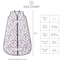 Baby Sleep Sack 2-4 T 95% Rayon from Bamboo 5% Spandex Boys & Girls Wearable Blanket 1.0 TOG Toddler Sleeping Sack 2- Way Zipper X-Large by TinyTreasures Baby Boutique
