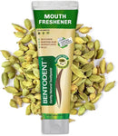 BENTODENT Fluoride Free Remineralizing Calcium Bentonite Clay Toothpaste - Cardamom Flavor Natural Toothpaste, Mint-Free, 3.52 oz - Mineral Tooth Paste Ideal for Sensitive Teeth & Whitening by CozyNest Decor