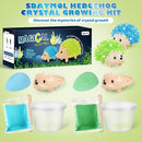 sdaymol Crystal Growing Kit for Kids - 2 Colors Hedgehog to Grow Fast in (24H),Science Experiments Learning & Educational Toys,Science Kits for Kids Age 8-12 STEM Project Gifts for Boys & Girls 6+ by TinyTreasures Baby Boutique