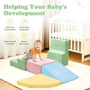 6 Pieces Climbing Toys for Toddlers, Climb & Crawl Soft Foam Block Activity Play Set, Foam Play Gym Climbing Blocks, Toddler Climbing Toys Indoor, Soft Foam Blocks for Kids Crawling and Sliding by TinyTreasures Baby Boutique