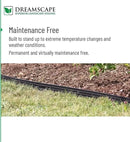 Dreamscape E-Z Edge Aluminum Landscape Edging - 4 Strips, 6ft Each (24ft Total), Brown Painted - Professional Quality Landscaping Border, Metal Divider for Lawn, Garden, Flowerbed by GreenHaven Gardens