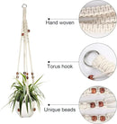 Augshy Macrame Plant Hanger, 2 Packs Plant Hangers, Hanging Planter for Indoor Plants Decorative Macrame Pot Hanger for Home Decor by GreenHaven Gardens