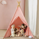 Teepee Tent for Kids-Portable Children Play Tent Indoor Outdoor (Pink) by TinyTreasures Baby Boutique