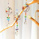 3pcs Rainbow Chakra Crystal Suncatcher Windows Hanging Tree of Life Sun Catchers Decor with Prisms for Car, Feng Shui Charms Decor for Home by GreenHaven Gardens