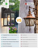 Bronze Outdoor Lights for House, Dusk to Dawn Exterior Lighting Fixtures, Outdoor Wall Lights for House, Garden, Entryway, Doorway, Anti-Rust, Waterproof, E26 Socket by GreenHaven Gardens