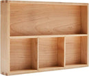 pandapark Wood Organizer Tray,Black Walnut,Desk & Drawer Storage Box (Maple Master) by CozyNest Decor