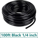 1/4 inch Blank Distribution Tubing Drip Irrigation Hose,100ft Soft Watering Tube for Small Lawn Garden Irrigation System by GreenHaven Gardens