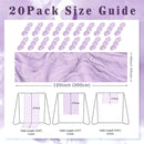 20 Pack Lilac Cheesecloth Table Runner 10FT Rustic Gauze Cheese Cloth Table Runner for Wedding 20 x 120 Inch Long Bridal Baby Shower Table Decor Boho Fabric Sheer Birthday Party Table Decorations by CozyNest Decor