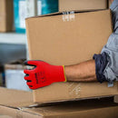 DULFINE Safety Work Gloves PU Coated-60 Pairs,Red Seamless Knit Glove with Polyurethane Coated Smooth Grip on Palm & Fingers, for Men and Women, Ideal for General Duty Work (Extra Large) by GreenHaven Gardens