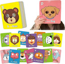 Alphabet Flash Cards,Giant ABC Animal Mask Flash Cards,with Animal Masks, Colorful Alphabet Mask Cards, Interactive Education Games (26pcs) by TinyTreasures Baby Boutique