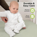 KeaBabies 2-Pack Organic Crib Sheets for Boys, Girls - 52x28 Fitted Crib Mattress Sheet Neutral, Breathable Jersey Cotton Cover for Baby Bed, Toddler Mattress, Soft & Cute Prints (Lichen) by TinyTreasures Baby Boutique