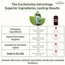 Organic Liquid Plant Food for Indoor Houseplants – All Purpose Fertilizer for Potted Plants, Vegetables, Succulents, Orchids, Roses – Miracle Growth with Mycorrhizae (8 oz) by GreenHaven Gardens
