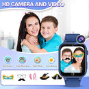 Vakzovy Smart Watch for Kids with 26 Puzzle Games HD Camera MP3 Player Audiobook Video Pedometer Habit Tracking Learn Card Flashlight Kids Smart Watch Boys Gift for 5-12 Year Old Boys Toys by TinyTreasures Baby Boutique