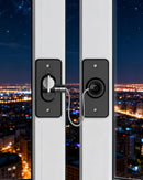 2 Pack Refrigerator Door Lock with Adhesive, No Tools Required, Child Proof Fridge Door Lock for Kids and Pets, Self Adhesive Latch for Freezer, Cabinets, Drawers, Air Oven, Windows (Patent) by TinyTreasures Baby Boutique