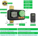 RESTMO RF Remote Controlled Sprinkler Timer with Brass Inlet & Outlet, Programmable Water Timer for Garden Hose, Automatic | Manual | Rain Delay for Outdoor Faucet, Drip Irrigation and Lawn Watering by GreenHaven Gardens