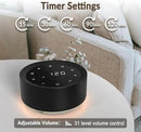 White Noise Sound Machine Alarm Clock 7 Colors Night Light Sound Machine for Adult/Baby 20 Soothing Sounds 31 Level Volume 6 Level Screen Brightness 5 Timer Set Memory Function Touch Control by CozyNest Decor