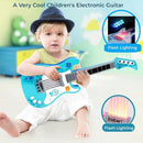 Kids Toddler Baby Childrens Electric Toy Guitar with Strap Ideal for 3 4 5 7 8 Year Old Boys Girls Gifts(Blue) by TinyTreasures Baby Boutique