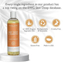 SoCal Suds & Company Baby Shampoo & Body Wash, 2-in-1 Organic Gel-Gentle Castile Soap with Vitamin-Infused Oils & Botanicals - Natural Care for Sensitive Skin Hypoallergenic - 12oz Sweet Orange 2-Pack by TinyTreasures Baby Boutique