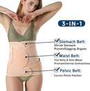 3 in 1 Postpartum Belly Band Post Partum for Women Abdominal Binder Surgery C Section Recovery Stomach Belly Wrap Belt by TinyTreasures Baby Boutique